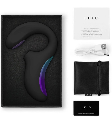 Lelo - Enigma Double Sonic 可APP控制 G点&A点&阴蒂刺激声波按摩器 - 黑色 照片