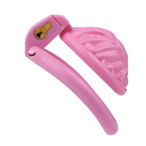 FAAK - Resin Pussy Chastity Cage - Pink 照片