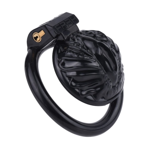 FAAK - Resin Pussy Chastity Cage - Black 照片