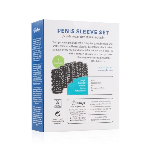 Easytoys - Penis Sleeve 6pcs Set photo