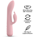 KIKO - SilkTouch Powerful Rotating Rabbit Vibrator - Pink photo