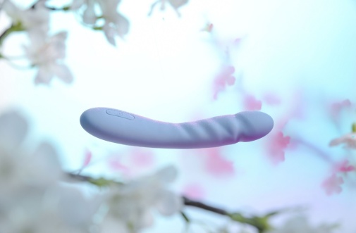 SVAKOM - Ava Neo APP 智能遥控 抽插式震动棒 - 粉蓝色 照片