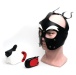 665 - Playful Puppy Face Mask - Black/White 照片-2