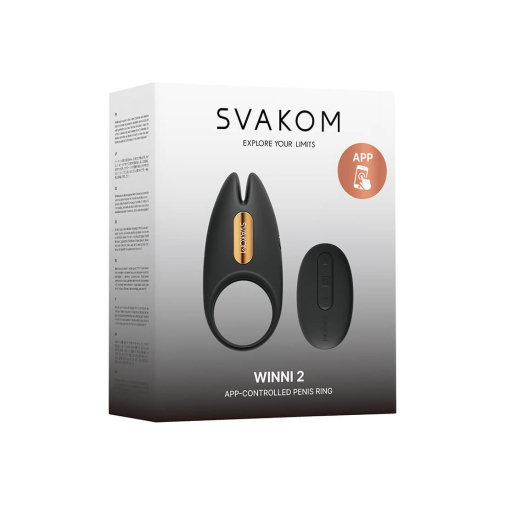 SVAKOM - Winni 2 APP Vibro Ring - Black photo