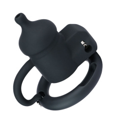 FAAK - Silicone Chastity Cage 121 - Black 照片