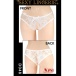 NPG - D048 Crotchless Panties - White photo-3