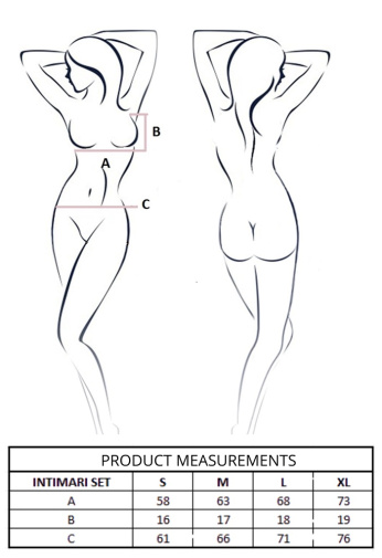 Passion - Intimari Set - Black - S photo