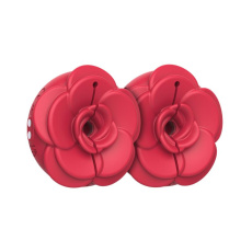 Teazers - Flower Vibro Nipple Clamps - Red photo