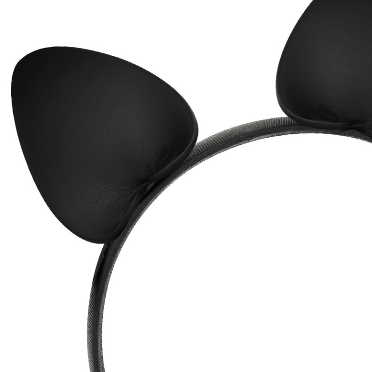 Coquette - Headband w Cat Ears - Black photo