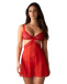 Obsessive - Cupide Desir Babydoll - Red - L/XL photo