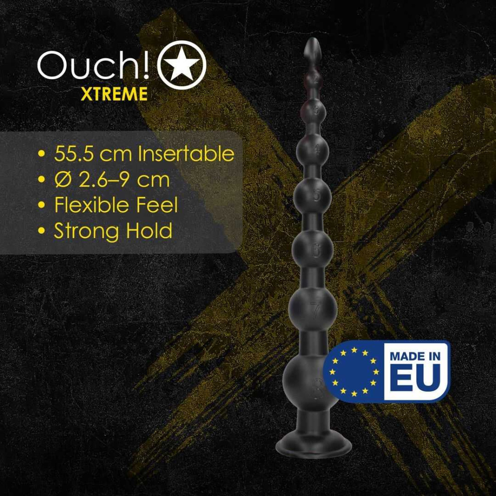 Ouch - Dominant Drill Anal Plug - Black 照片-4