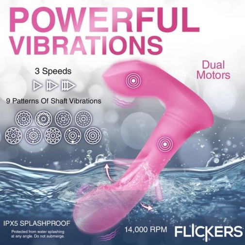 Inmi - G-Flick G-Spot Vibrator - Pink photo