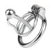 FAAK - Chastity Cage w Urethral Plug - Silver 照片-7