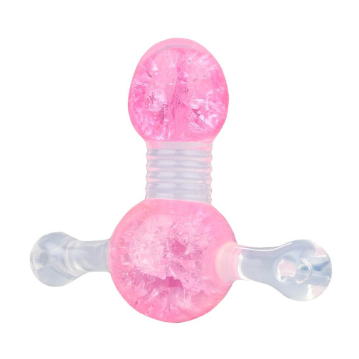 FAAK - Crystal Bite Ball Gag S - Pink 照片