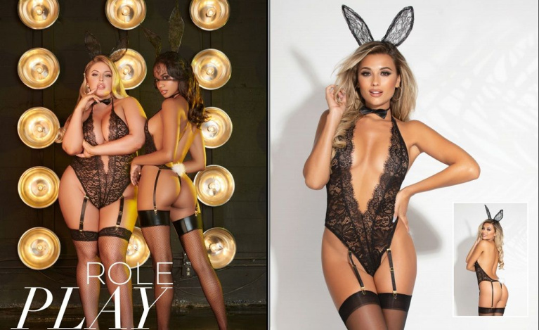 STM - Midnight Hop Bunny Set - Black - Queen Size photo