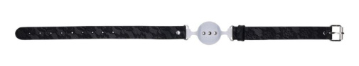 Sex&Mischief - Lace Breathable Ball Gag - White photo