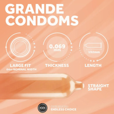 EXS - Vegan Extra Large Condoms 12's Pack 照片