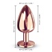 Dorcel - Metal Diamond Anal Plug L - Gold photo-5