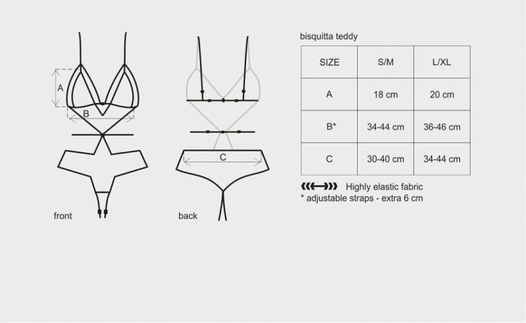 Obsessive - Bisquitta 连身内衣 - L/XL 照片