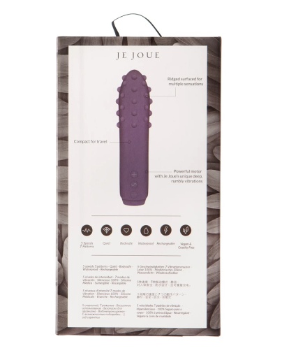 Je Joue - Duet 凸點子彈震動器 - 紫色 照片