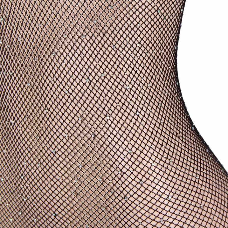 Ohyeah - Fishnet Diamonds Bodystocking - Black - M photo