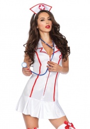 Leg Avenue - Halter Nurse Costume 3 pcs - S/M photo