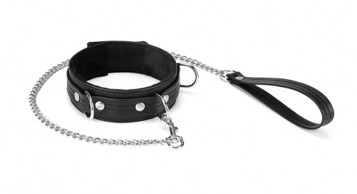 Liebe Seele - Black Bond Collar w Leash photo