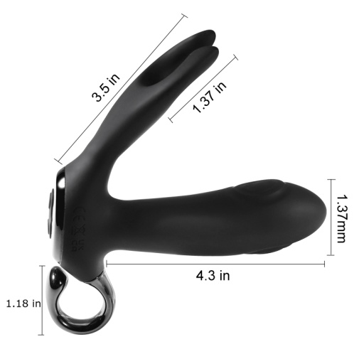 Secwell - Bump Prostate Massager - Black photo