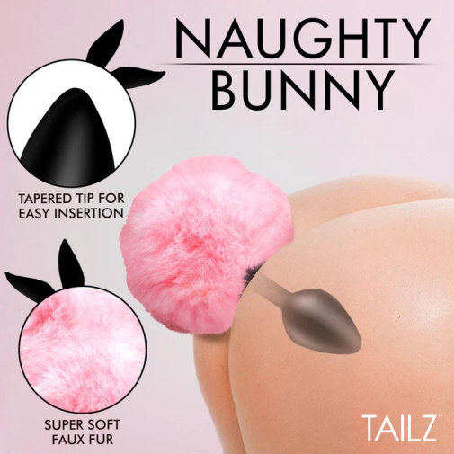 Tailz - 蓬松兔尾巴后庭塞 - 粉红色 照片