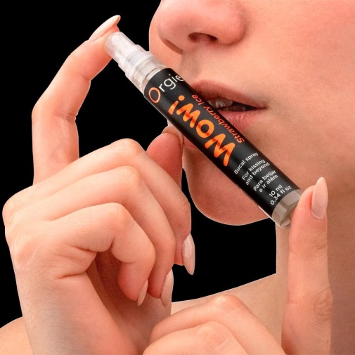 Orgie - Wow! Strawberry Ice Bucal Blowjob Spray - 10ml photo