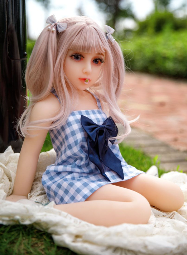 Kitty Mini Realistic Sex Doll, Small Breasts, Ultra Soft TPE 70 cm (2'3 ft) photo