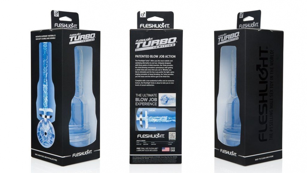 The Fleshlight Turbo™ offers you the most realistic and sati... Fleshlight - Turbo Ignition - Blue Ice photo-11