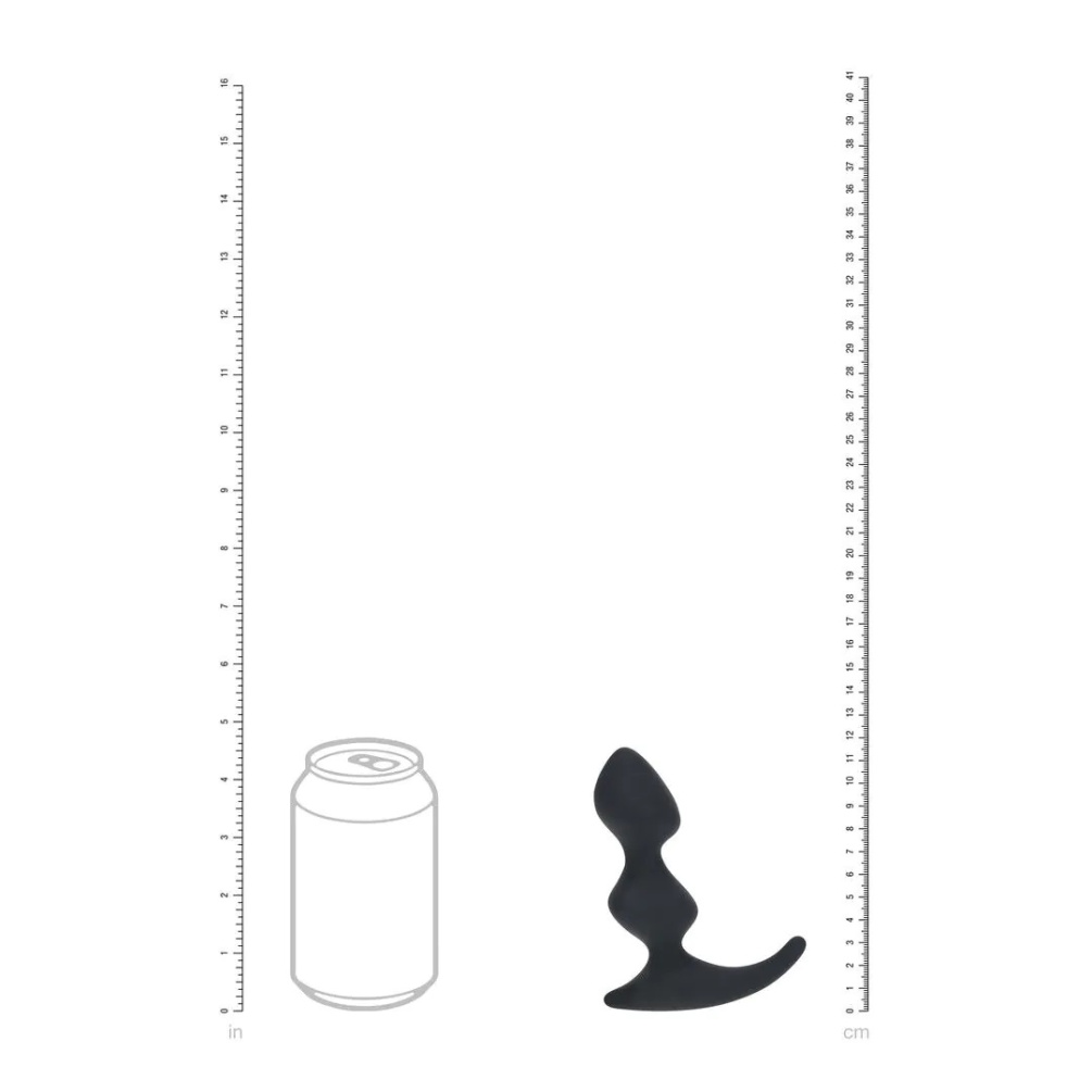 Levelz - 全效双重波纹前列腺按摩器 - 黑色 照片-7