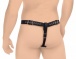 Strict - Chastity Harness w Anal Plug - Black photo-3