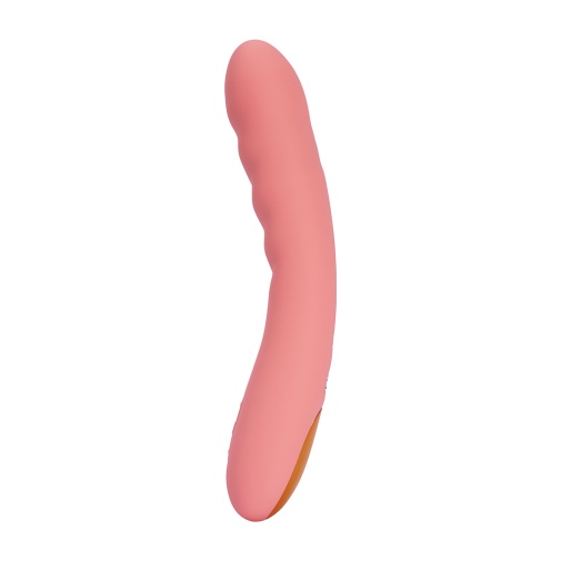 SVAKOM - Ava Neo Interactive Thrusting Vibrator - Peach Pink photo