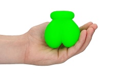 Ouch - Glow In Dark Ball Bag - Green photo