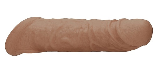 RealRock - Penis Sleeve 8" - Brown photo