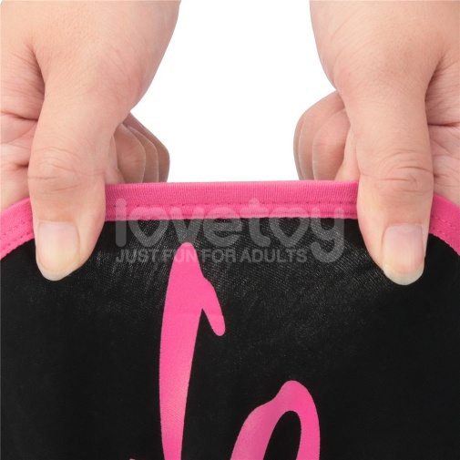 Lovetoy - Slut Vibrating Panties L - Black photo