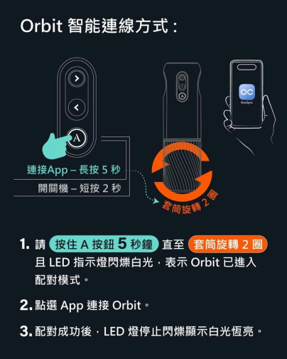 Arcwave - Orbit 360°旋转电动飞机杯 - 黑色 照片