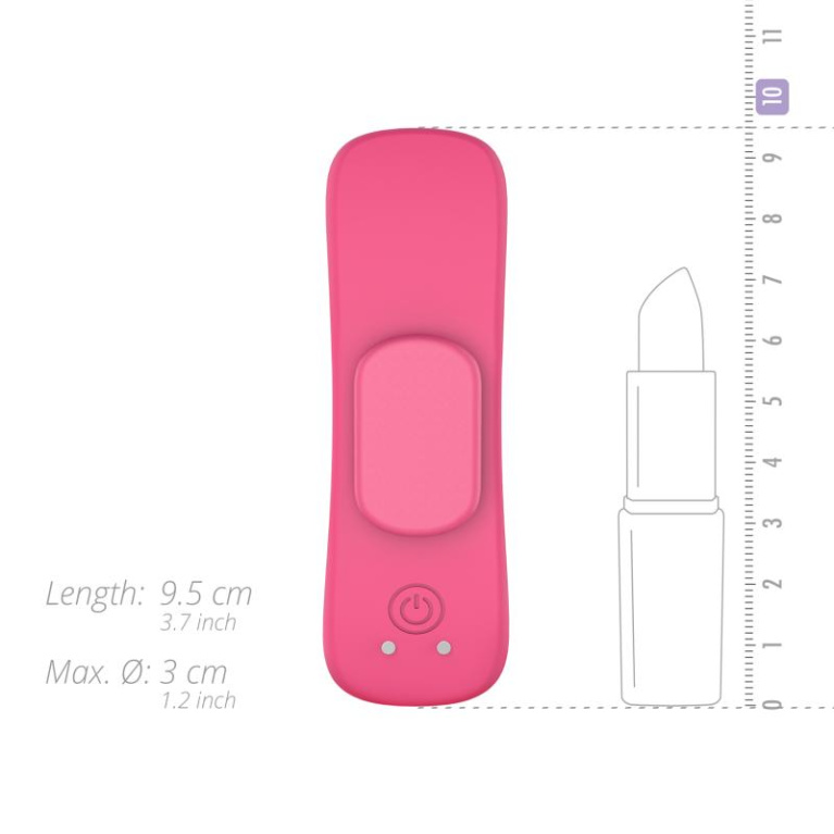 Easytoys -  Zara 應用程式控制 內褲陰蒂震動器 - 粉紅色 照片