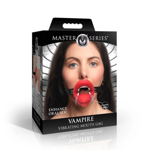 Master Series - Vampire Vibro Mouth Gag - Red 照片