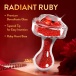 Oh My Gem - Lustre Butt Plug - Red 照片-3