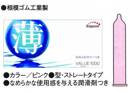 Sagami - 經濟裝 1000 12片裝 照片