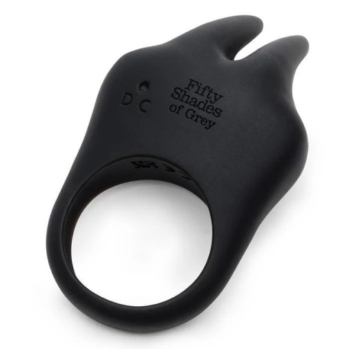 Fifty Shades of Grey - Sensation Rabbit Vibro Ring - Black photo