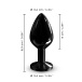 Dorcel - Metal Diamond Anal Plug M - Black photo-6