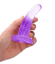 RealRock - 5" Non-Realistic Dildo - Purple photo