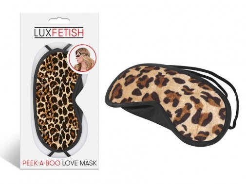 Lux Fetish - Peek-A-Boo 愛情眼罩 - 豹紋 照片