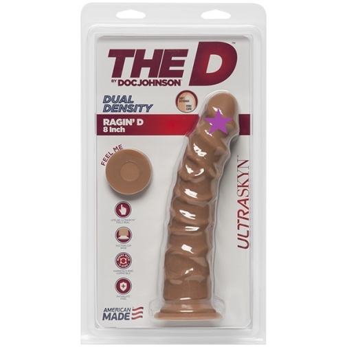 Doc Johnson - 8" Ragin D Realistic Dildo - Caramel 照片