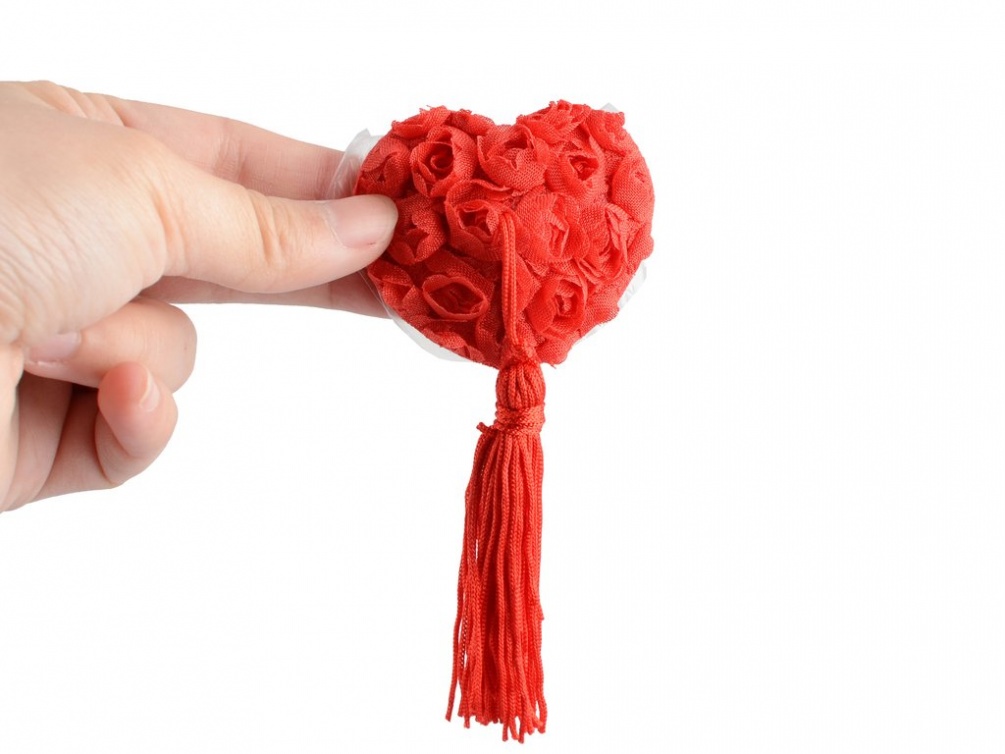 Toynary SM09 Rose Nipple Covers are with the playful tassels... Toynary - SM09 Rose Nipple Covers - Red photo-2