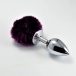 Lovetoy - Pompon Metal Plug S - Purple photo